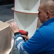 Mounting fixture of site part of furniture